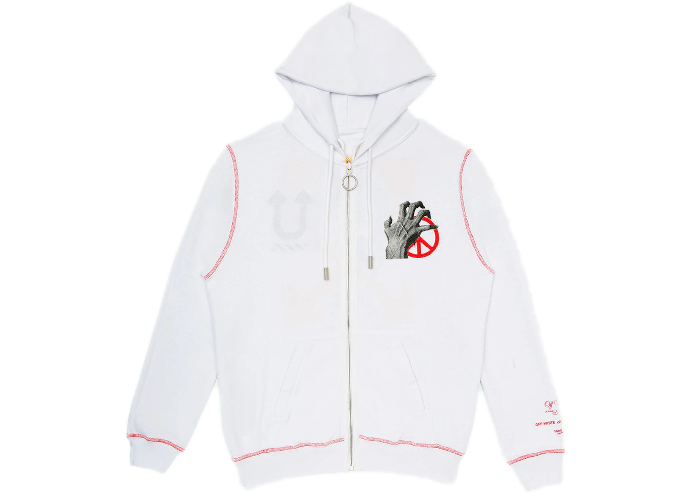 Off white undercover skeleton hoodie 2025