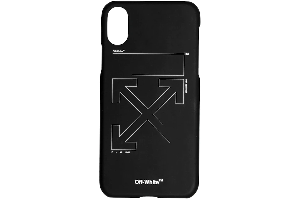 OFF-WHITE Unfinished Arrows iPhone XR Case Black/White