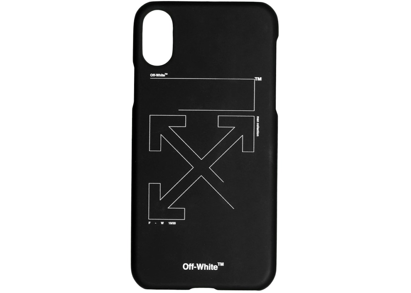 Off White Unfinished Arrows Iphone Xs Max Case Black White Fw19 Off White Unfinished Arrows Iphone Xs Max Case Black White Fw19