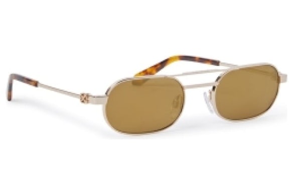 OFF-WHITE Lunettes de soleil Vaiden Doré/Marron (OERI123S24MET0017676-FR)