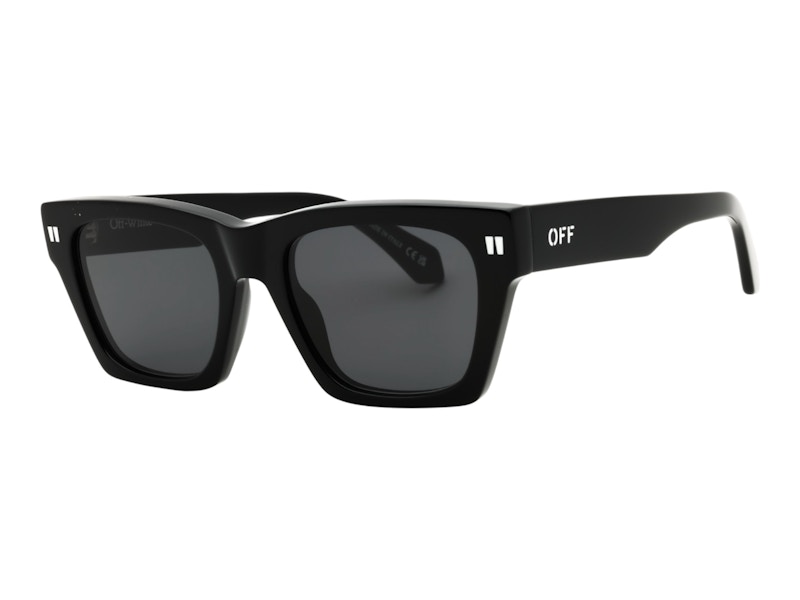 Pre-owned Off-white Offwhite Valdez Sunglasses In Black Dark Grey (oeri13xs25pla0011007)