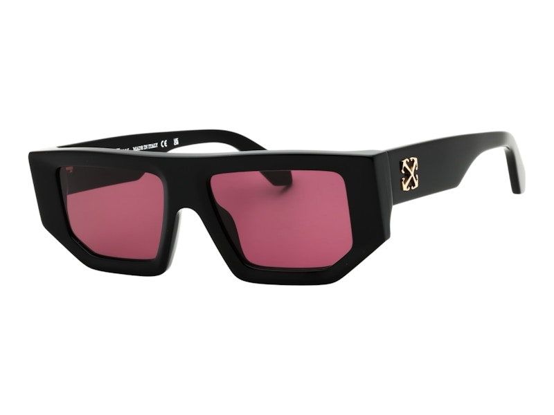 Pre-owned Off-white Offwhite Vancouver Sunglasses In Black Dark Burgundy (oeri13fc99pla0011028)