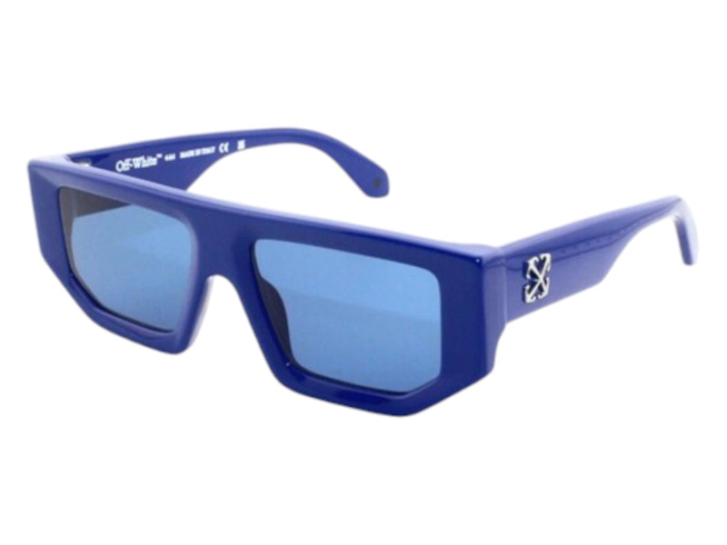 Pre-owned Off-white Offwhite Vancouver Sunglasses In Blue Blue (oeri13ff24pla0014545/fr)