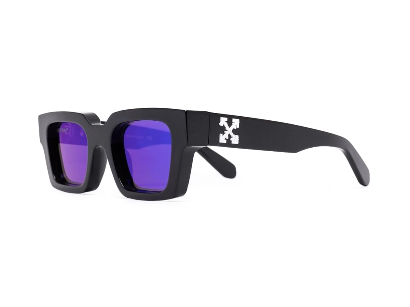 OFF-WHITE Virgil Rectangle Frame (15cm) Sunglasses Black/White/Blue  (OERI033S22PLA0011045) メンズ - SS22 - JP