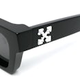 OFF-WHITE Virgil Square Frame Sunglasses Black/Black (OMRI012R21PLA0011010)  Men's - US