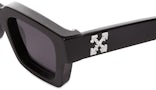 Off-White Virgil Sunglasses OERI008C99PLA0011007 Black Frame Dark Grey Lens  8052865781282