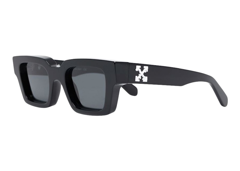 OFF-WHITE Virgil Square Frame (W) Sunglasses Black/Black Tint