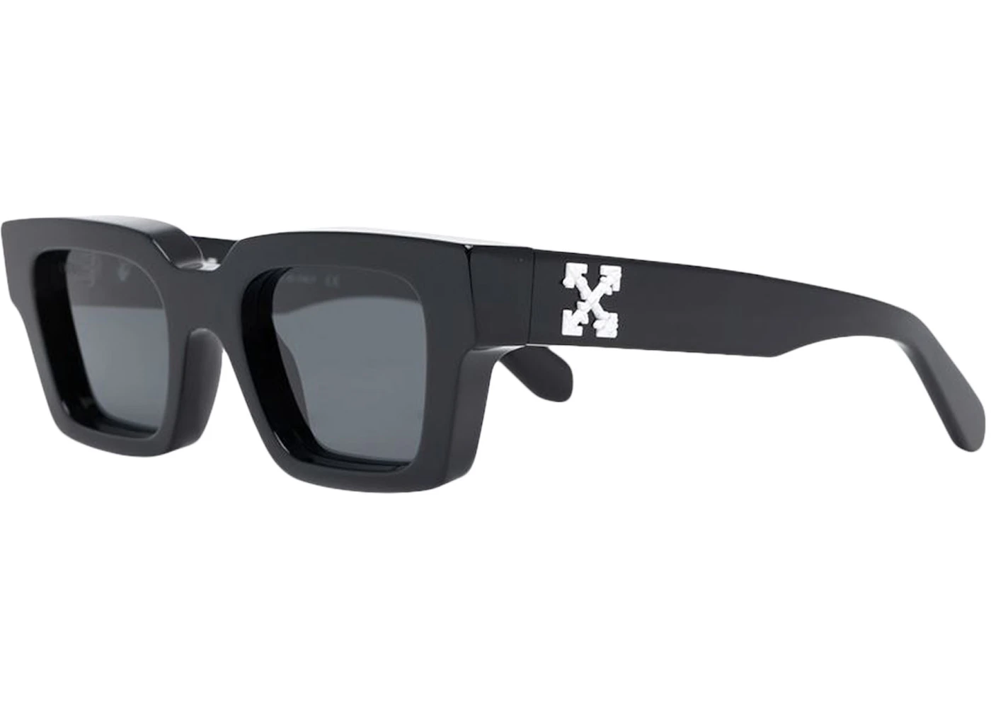 OFF-WHITE Virgil Square Frame (W) Sunglasses Black/Black Tint - US OFF-WHITE Virgil Square Frame (W) Sunglasses Black/Black Tint - US