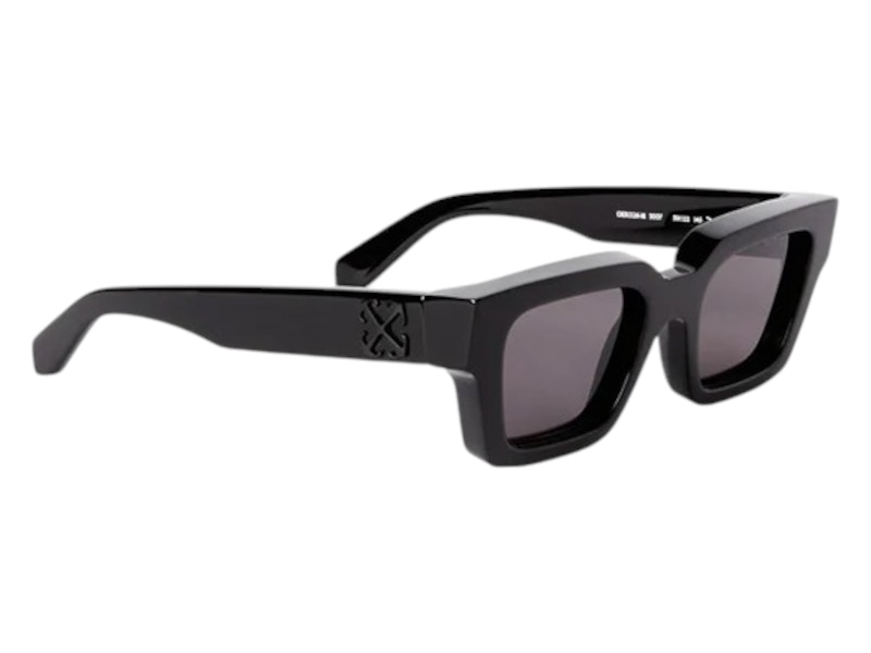Pre-owned Off-white Offwhite Virgil Sunglasses In Black/dark Grey (oeri126c99pla0011307)
