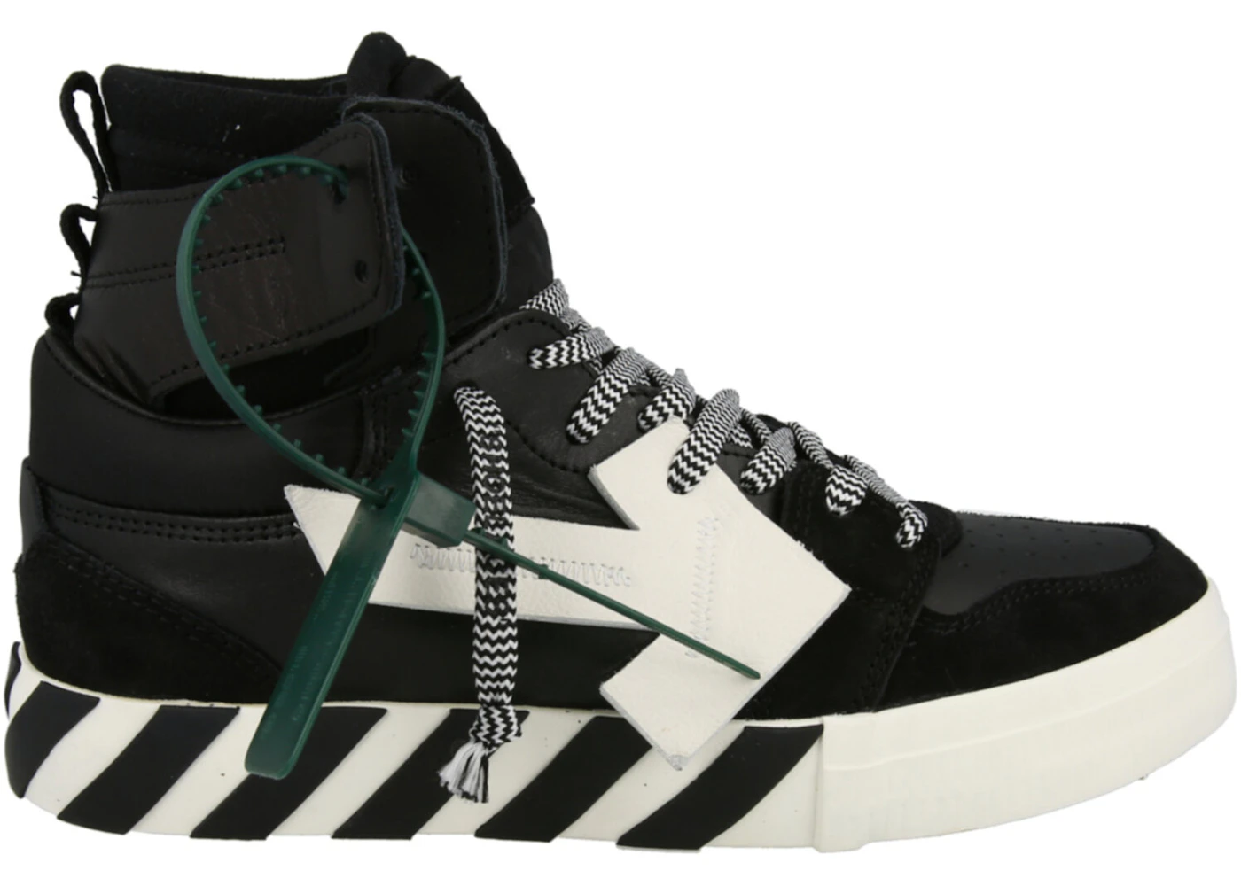OFF-WHITE Vulc High Black White Men's - OMIA225S22LEA0011001 - US
