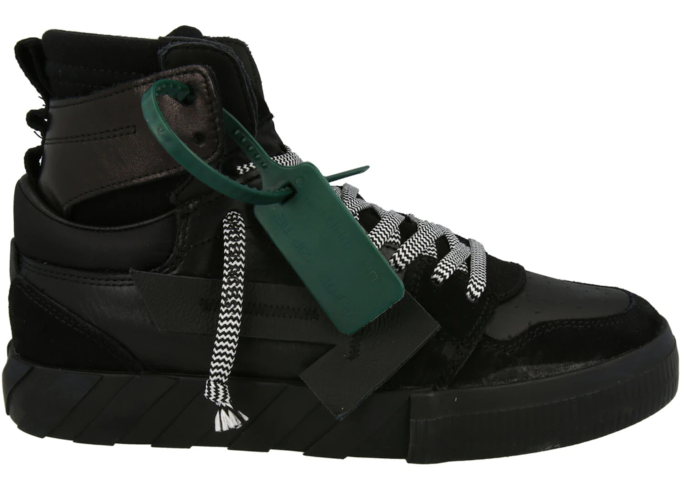 OFF-WHITE Vulc High Black Men's - OMIA225S22LEA0011010 - US