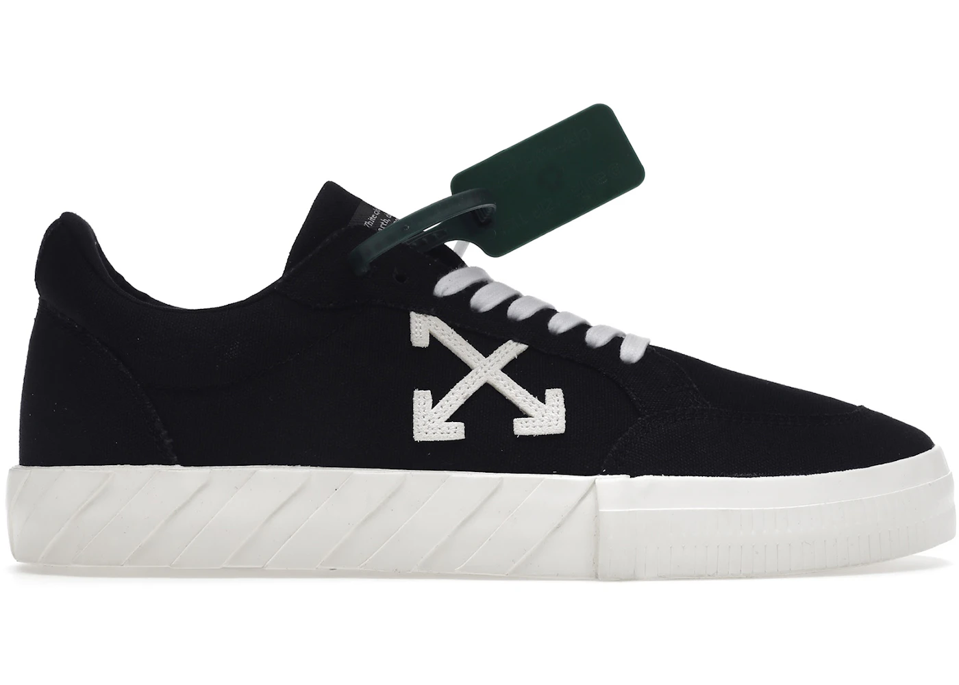 OFF-WHITE Vulc Low Black White White Men's - OMIA085C99FAB0021001 - US