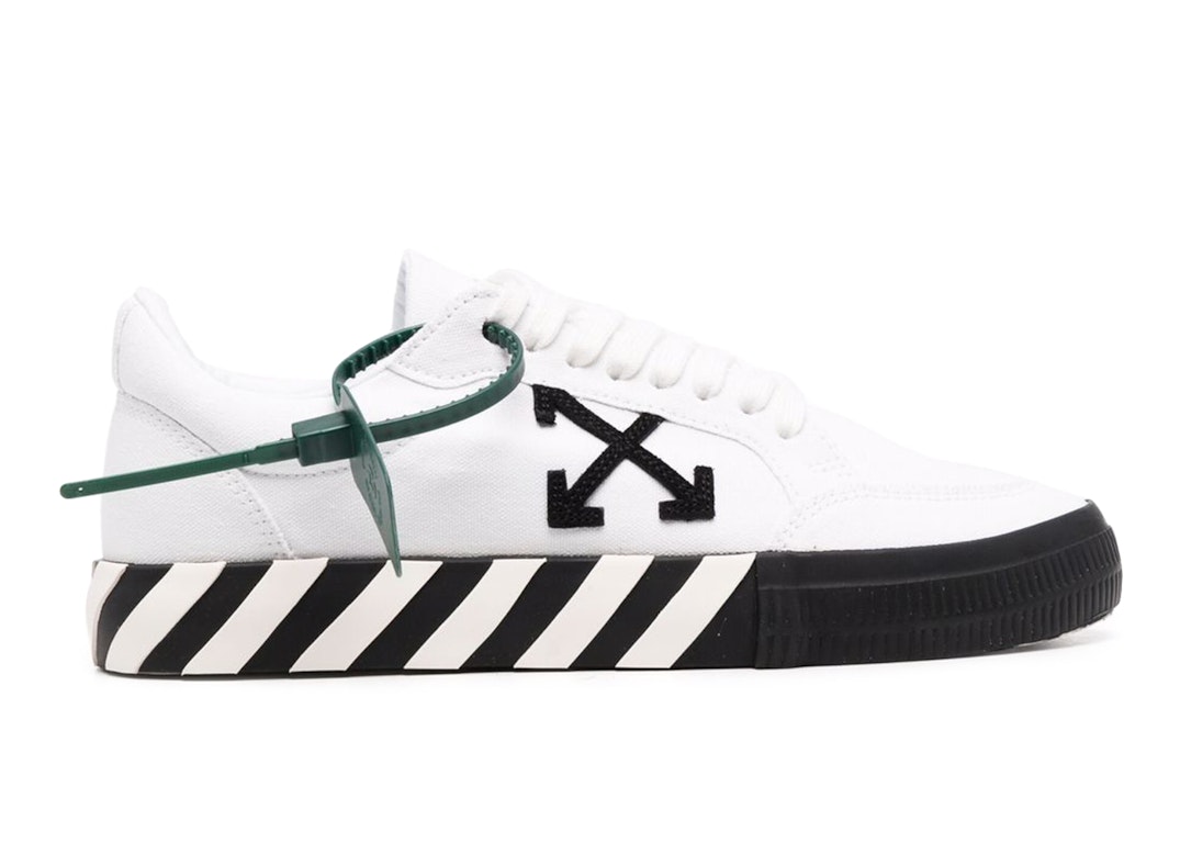 Pre-owned Off-white Vulc Low Canvas White Black Ss22 In White/black