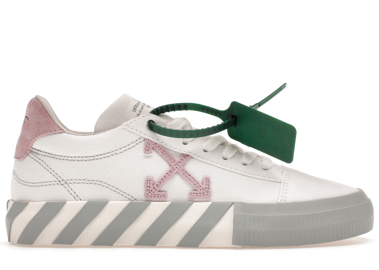 OFF-WHITE Vulc Low Canvas White Light Pink Grey