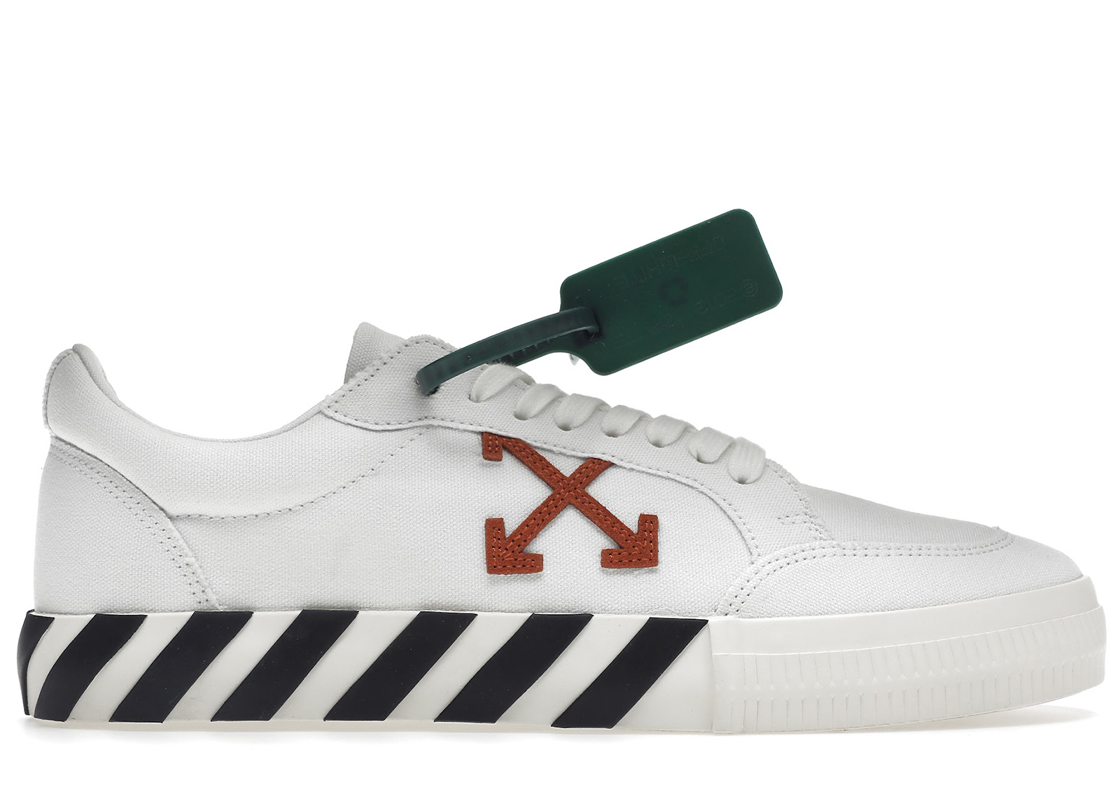 OFF-WHITE Vulc Low Canvas White Black SS22 Men's