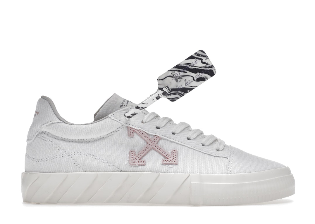 Pre-owned Off-white Vulc Low Eco Canvas White Pink Fw21 (women's) In White/pink
