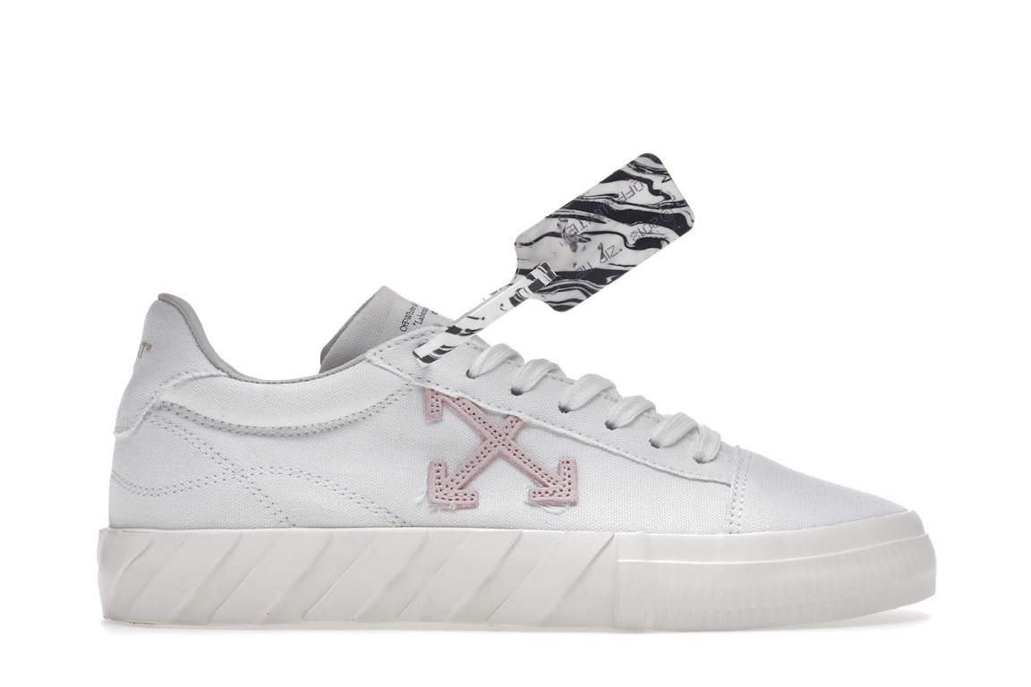 Pre-owned Off-white Vulc Low Eco Canvas White Pink Fw21 (women's) In White/pink