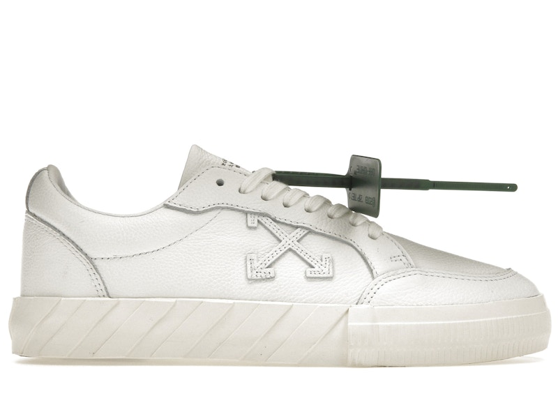 OFF-WHITE Vulc Low Leather White Black SS22 Men's