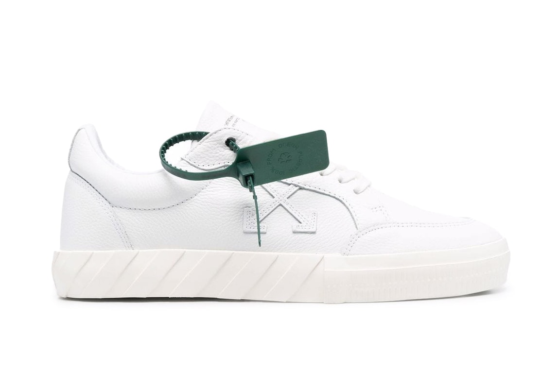 Pre-owned Off-white Vulc Low Leather White White Ss22 In White/white