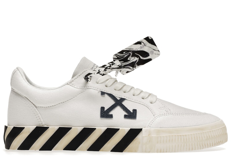 Off white vulc low best sale top white