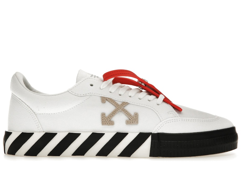 OFF-WHITE Vulc Low White Black Sand Men's - OMIA085S23FAB0010117 - US