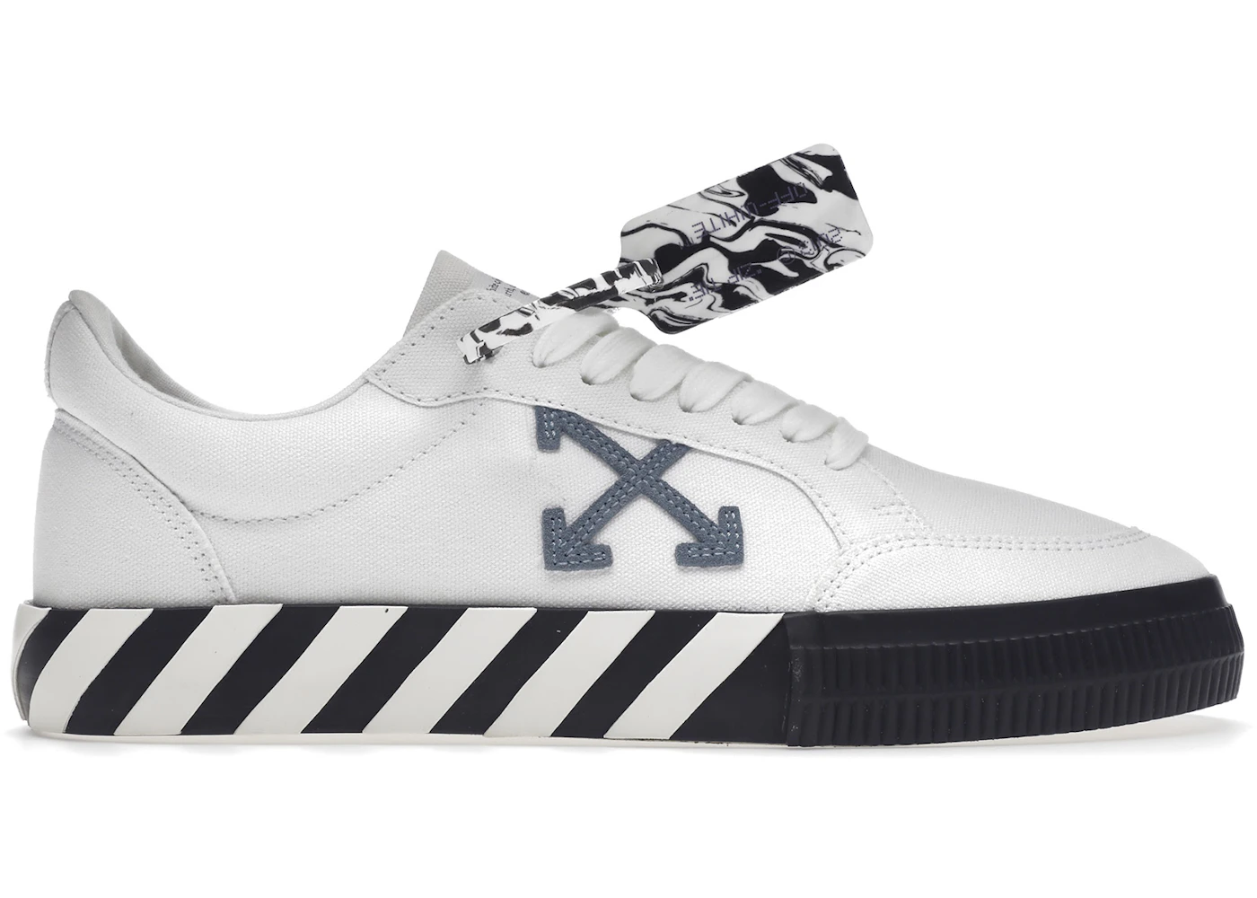 OFF-WHITE Vulc Low White Blue Grey Men's - OMIA085R21FAB0020140 - US