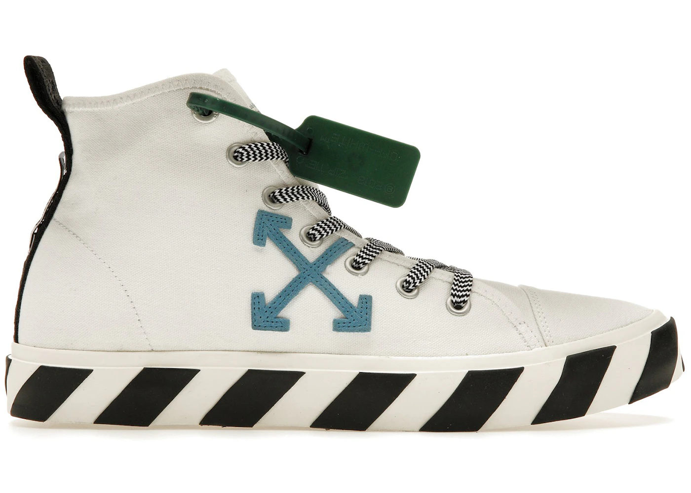 OFF-WHITE Vulc Mid White Blue Men's - OMIA119S22FAB0010145 - US