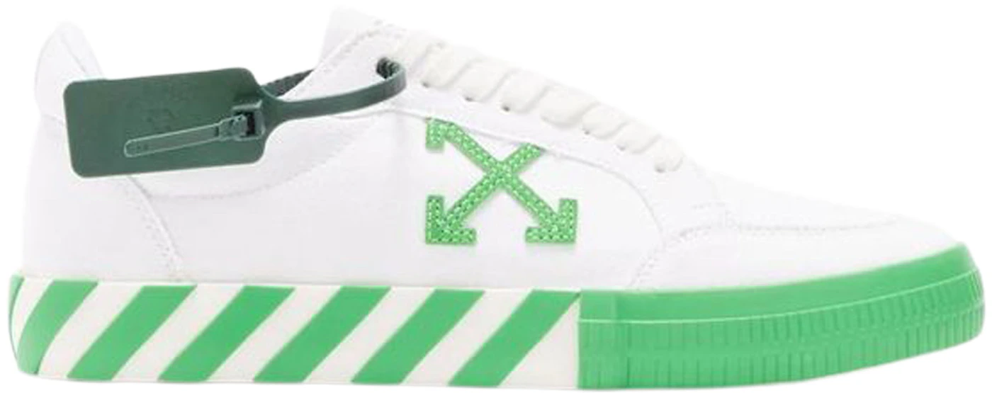 OFF-WHITE Vulc Low White Fluo Green Men's - OMIA085S22FAB0010155 - US