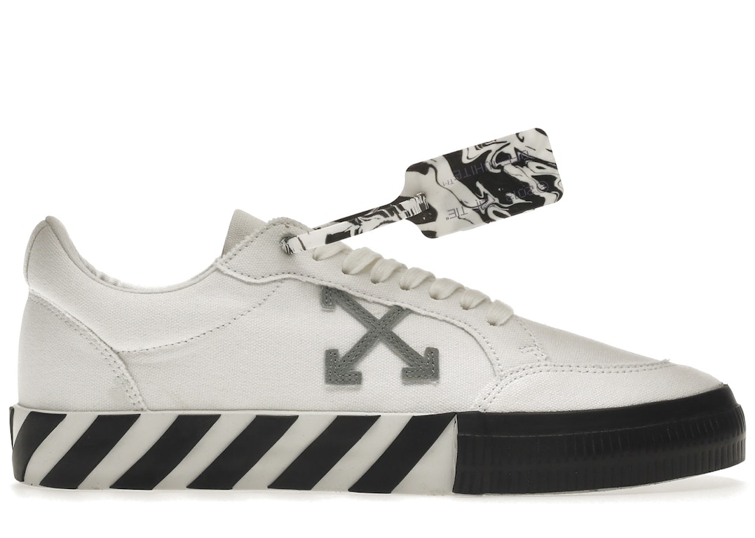 Pre-owned Off-white Vulc Low White Grey In White/grey/black