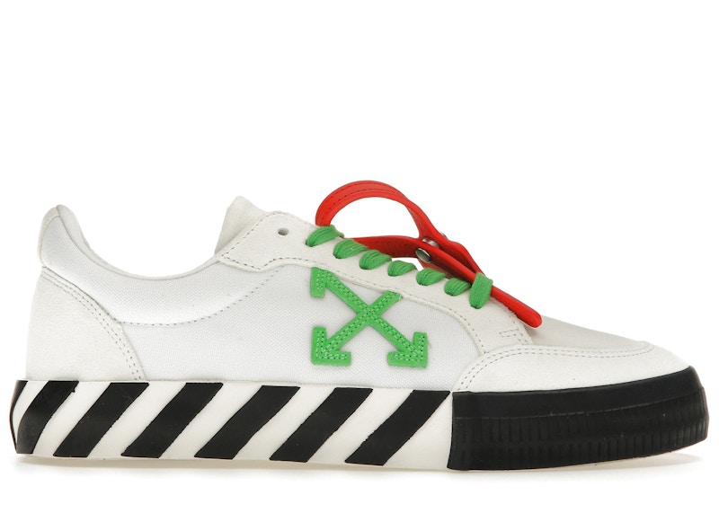 OFF-WHITE Vulc Low White Lime Green Men's - OMIA085S23LEA0050155 - US