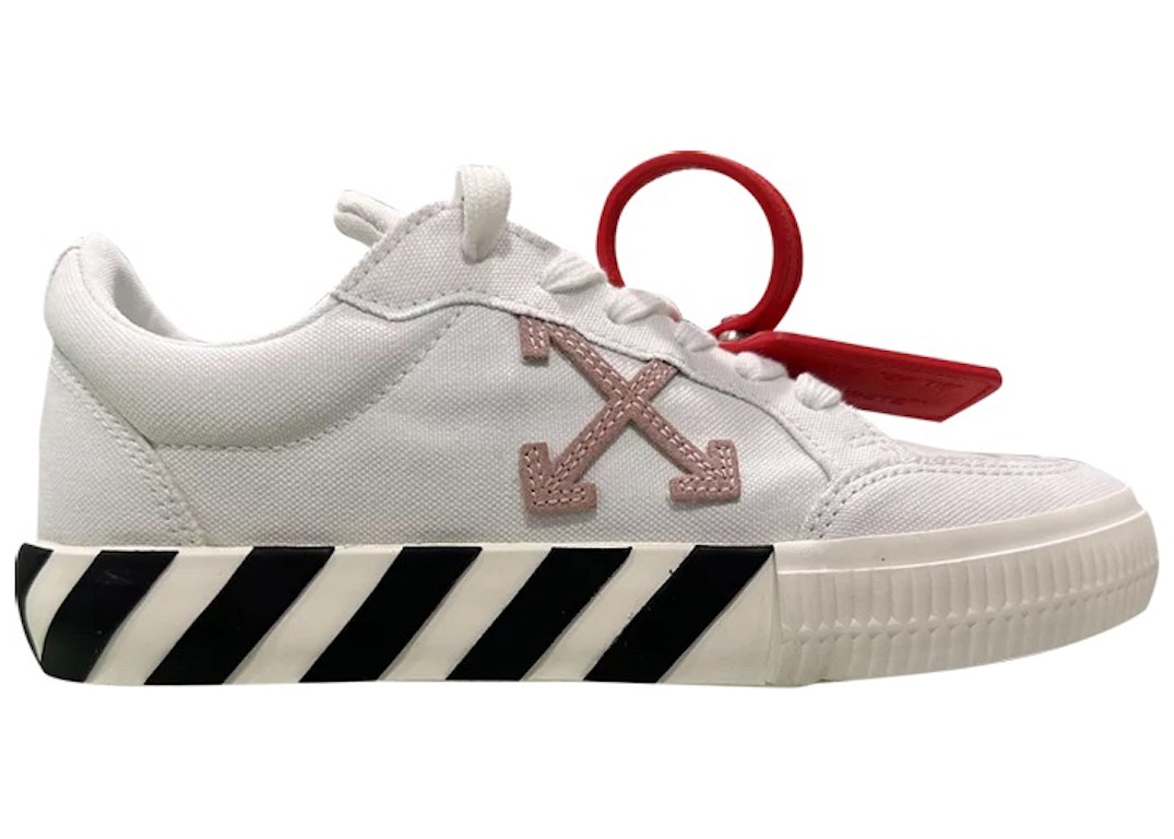 Pre-owned Off-white Vulc Low White Pink (women's) In White/pink