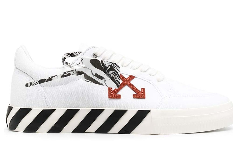 OFF-WHITE Vulc Low White Red Arrow Men's