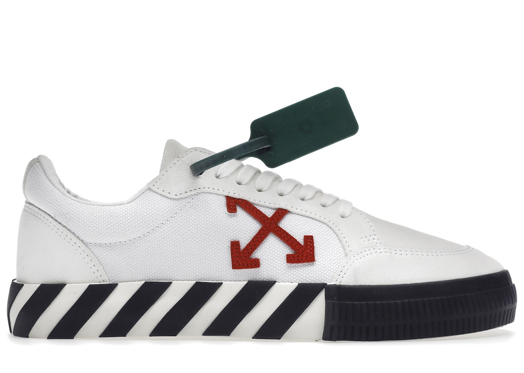 Pre-owned Off-white Vulc Low White Red Black Ss22 In White/red/black