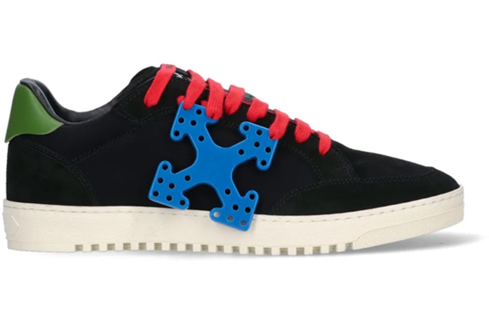 Off white black red blue and yellow shoes Clearance