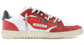 OFF-WHITE Vulcanized 5.0 Low Top Distressed White Red Black
