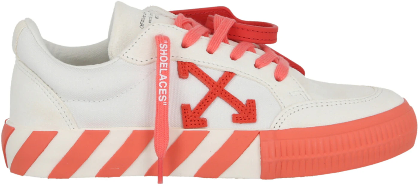 OFF-WHITE Vulcanized Canvas Low-Top Sneaker Coral White (Women's ...