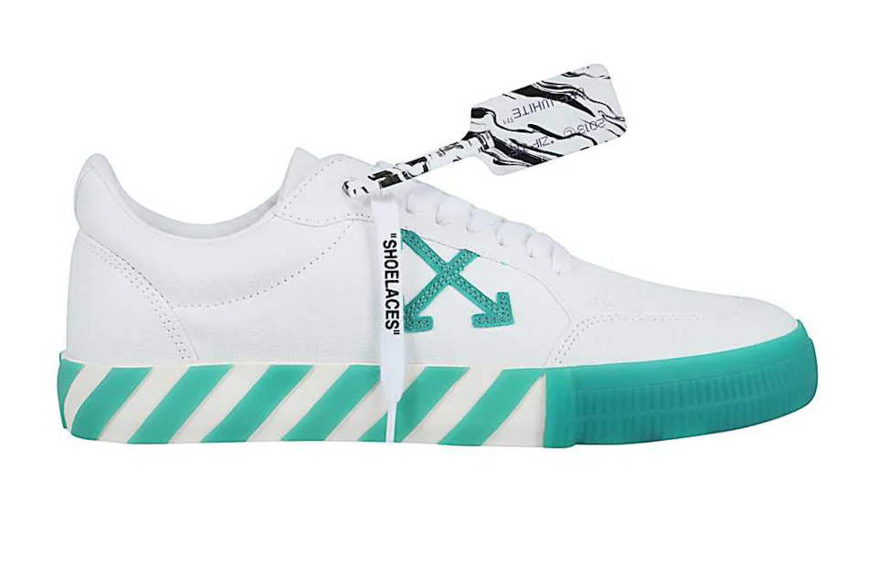 OFF-WHITE Vulcanized Low White Green Men's - OMIA085R21FAB001 - US