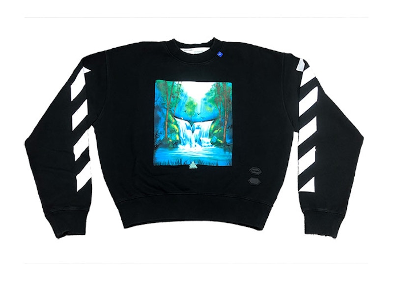 Waterfall off white t hot sale shirt