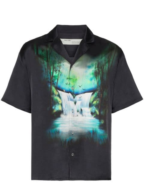 OFF-WHITE Waterfall Print Shirt Multicolor - FW19 Men's - US