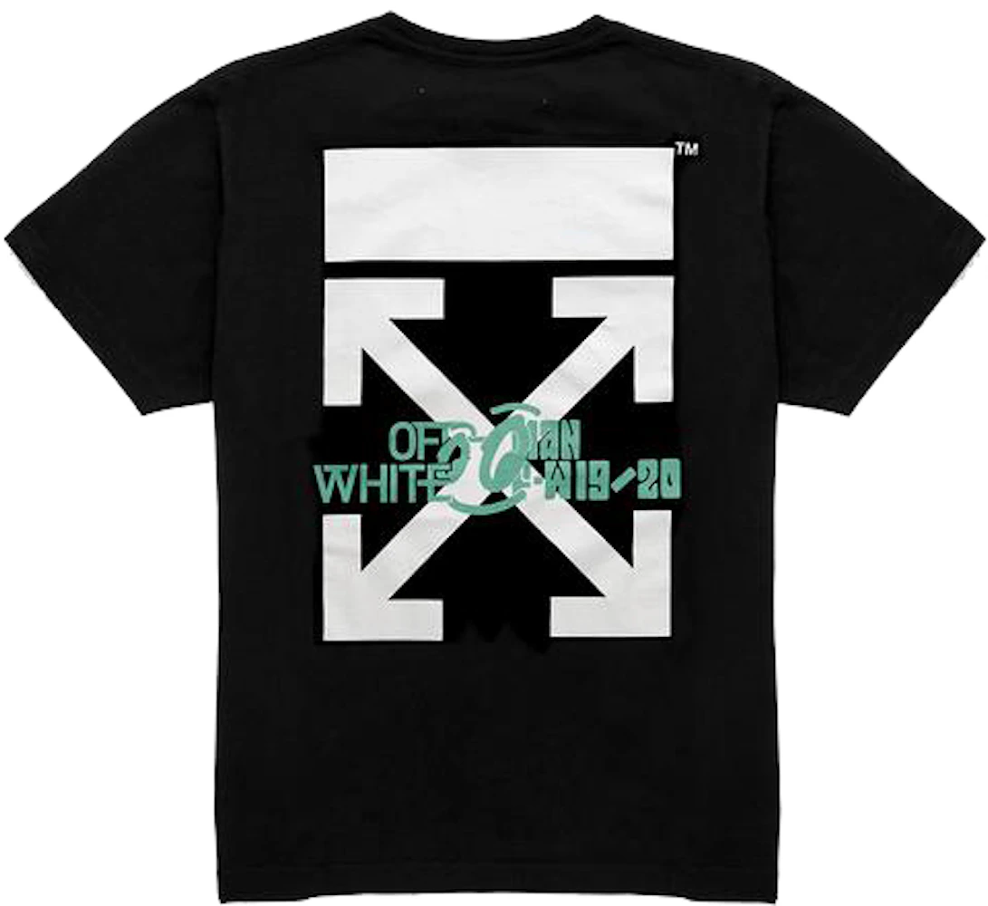 OFF-WHITE Waterfall T-Shirt Black/Multicolor Men's - FW19 - US