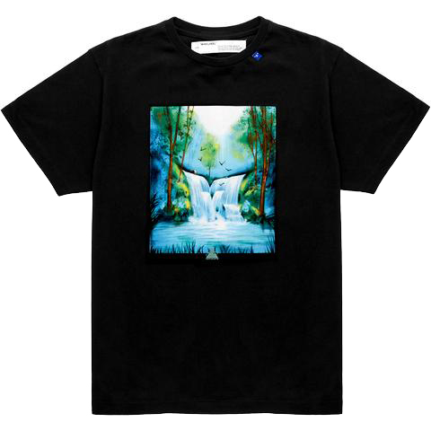 OFF-WHITE Waterfall T-Shirt Black 
