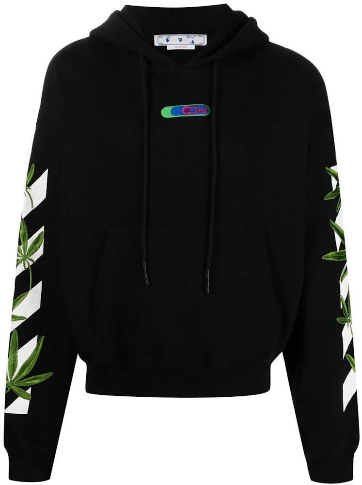 OFF-WHITE Arrows Oversized Hoodie Black/White/Green - SS22 - US