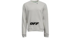 OFF-WHITE Wing Logo Crewneck Sweatshirt White