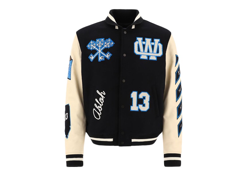 Supreme Delta Logo Varsity Jacket Black Men's - FW19 - US