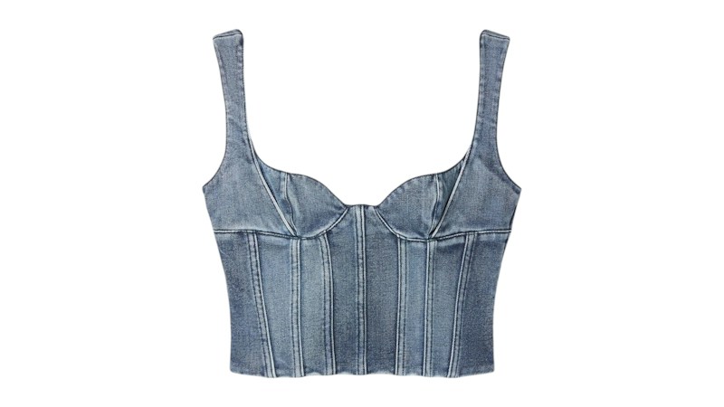 OFF-WHITE Women's Bustier Top Blue