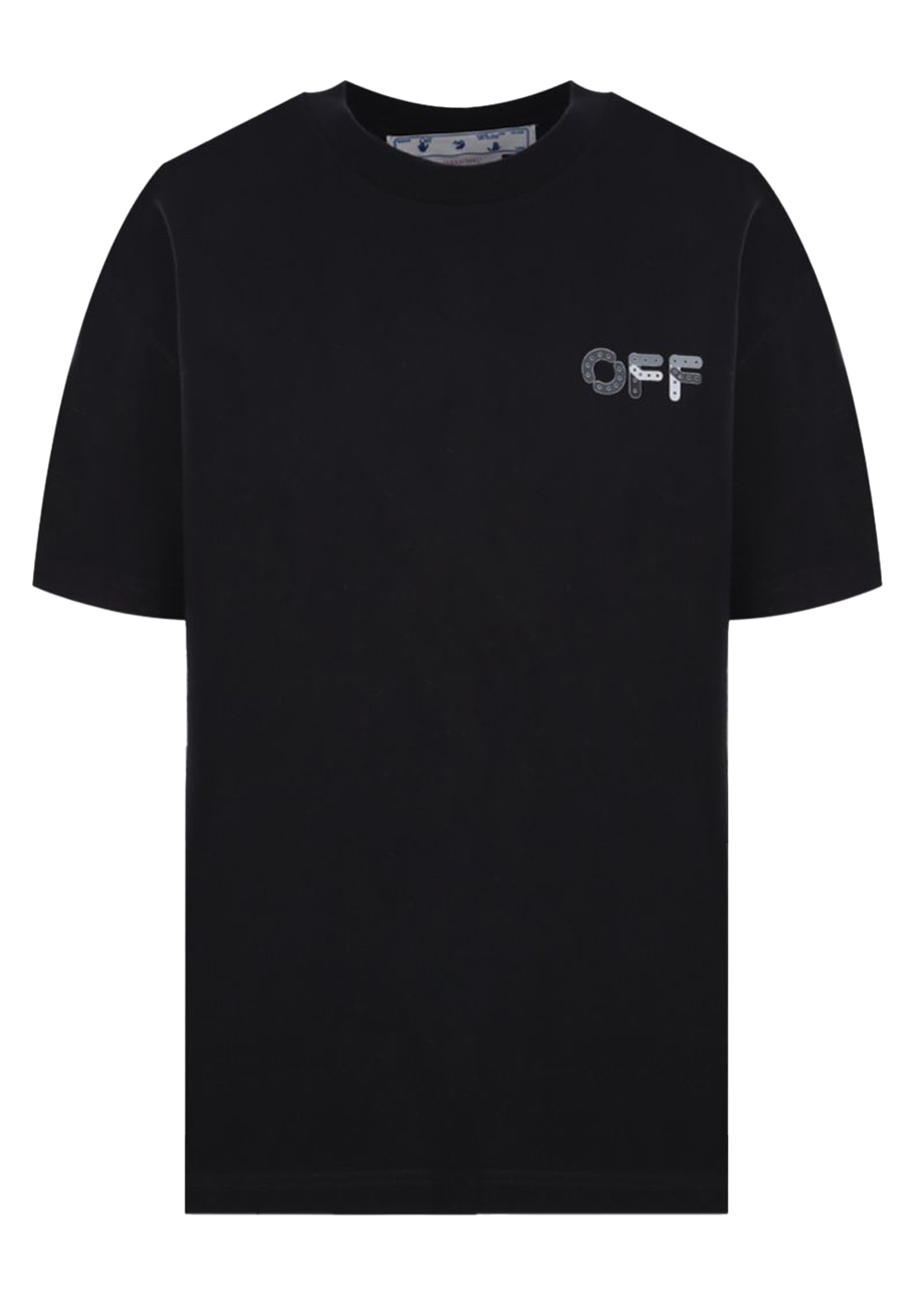 OFF-WHITE Womens Construction Arrows T-Shirt Black/Multi Grey