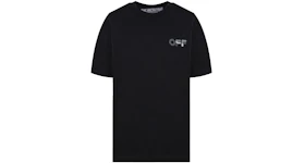 OFF-WHITE Womens Construction Arrows T-Shirt Black/Multi Grey