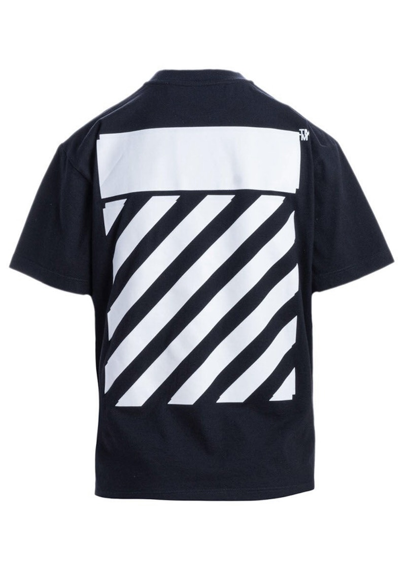 Off white hotsell striped tee