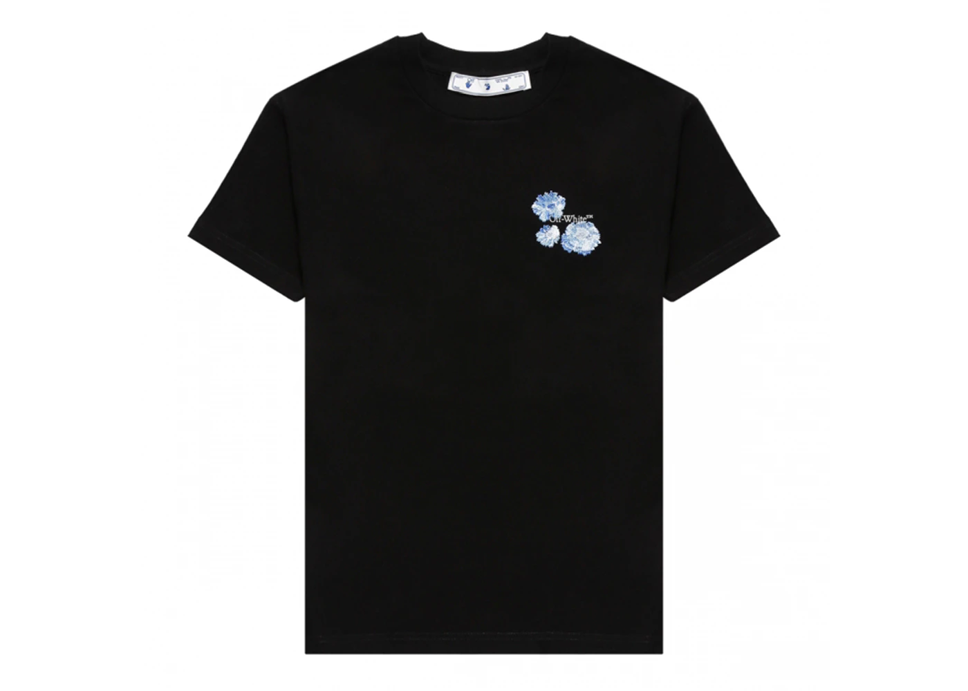 Off white shirt flowers Clearance