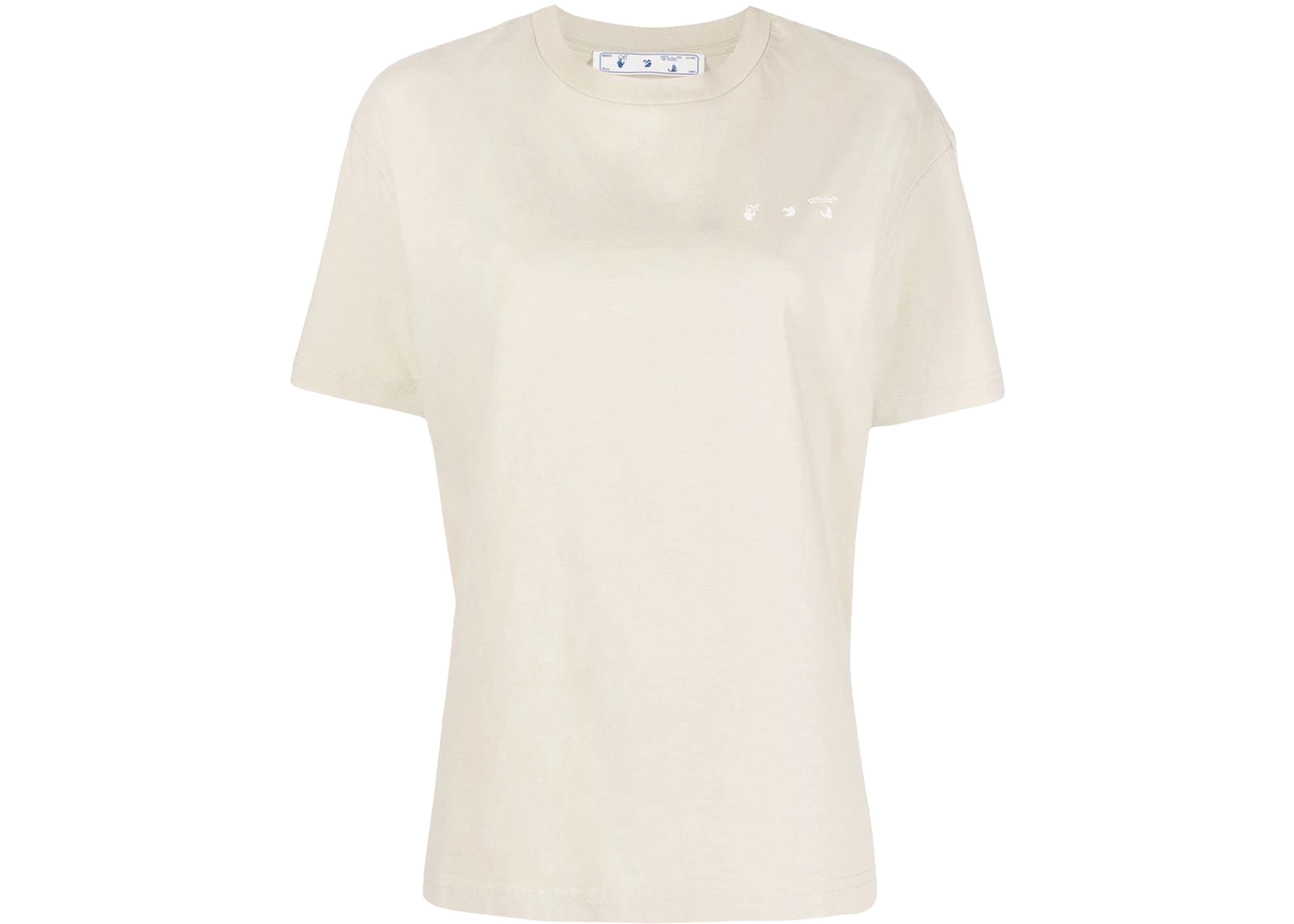Off-White Womens Palace Arrows T-Shirt Beige/White - SS22 - US